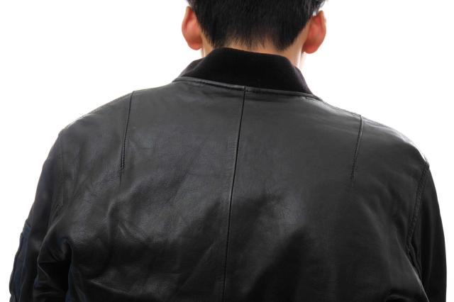 ○アヴィレックス AVIREX ラムレザー 羊革 フライトジャケット 6171015