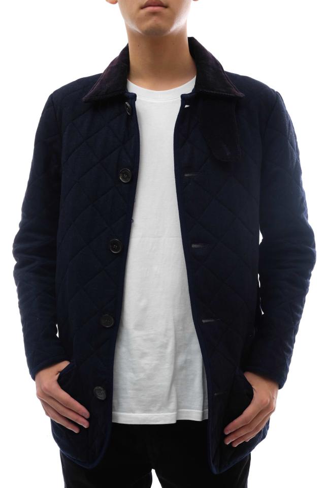○マッキントッシュ MACKINTOSH Loro Piana ロロピアーナ生地使用 ブルゾン WAVERLY キルティング コーデュロイ 中綿 メンズ 【中  中古_3