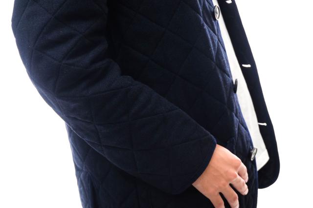 ○マッキントッシュ MACKINTOSH Loro Piana ロロピアーナ生地使用 ブルゾン WAVERLY キルティング コーデュロイ 中綿 メンズ 【中  中古_4