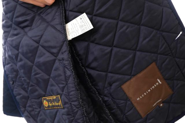 ○マッキントッシュ MACKINTOSH Loro Piana ロロピアーナ生地使用 ブルゾン WAVERLY キルティング コーデュロイ 中綿 メンズ 【中  中古_7