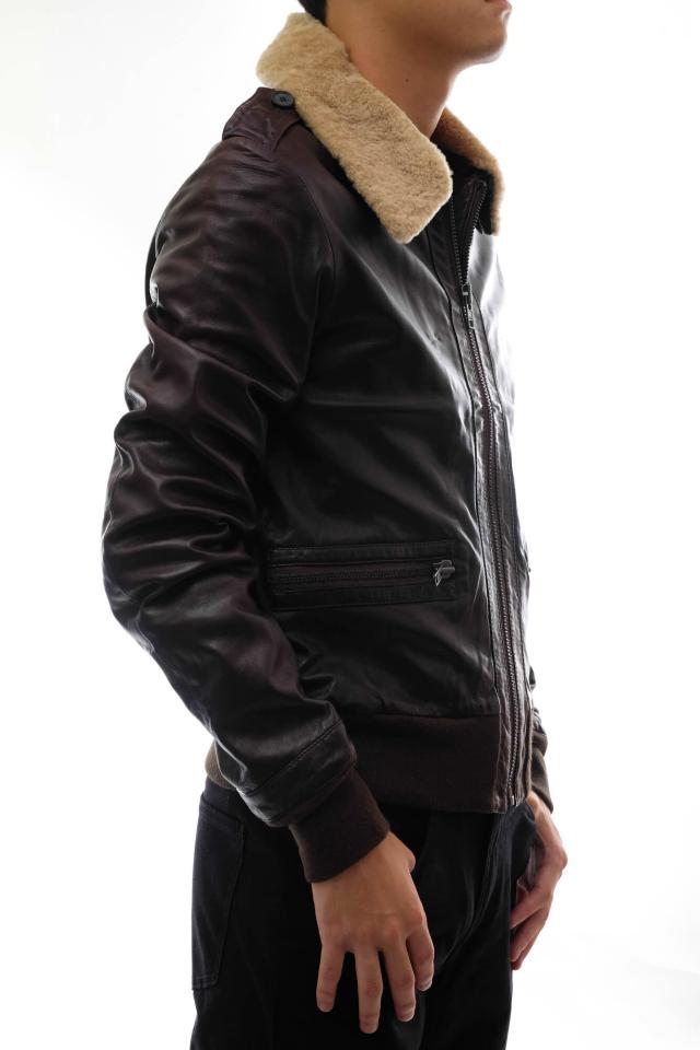 ○マウロ グリフォーニ MAURO GRIFONI 牛革 フライトジャケット 2051