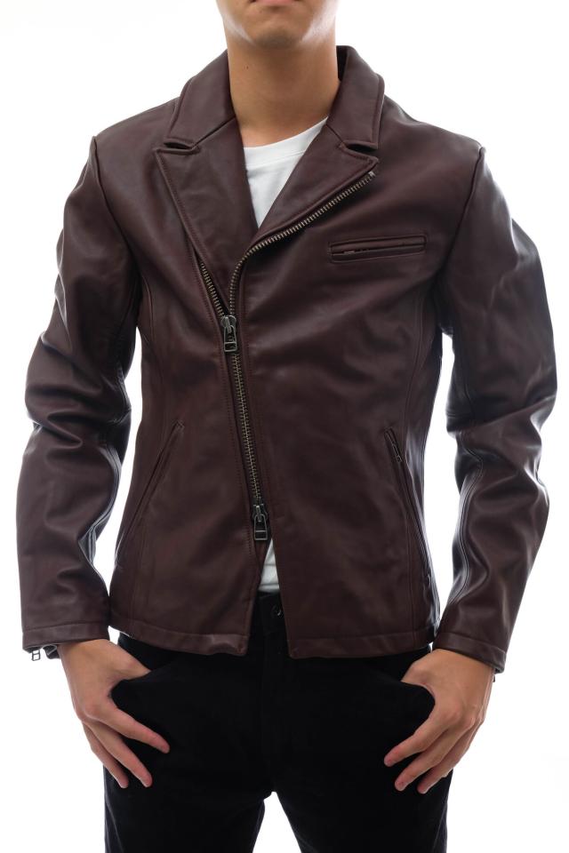 ○グラム glamb 牛革 ダブルライダース GB15SP JKT11 Bernard riders ベルナルドライダース メンズ 【中古】 中古の通販は