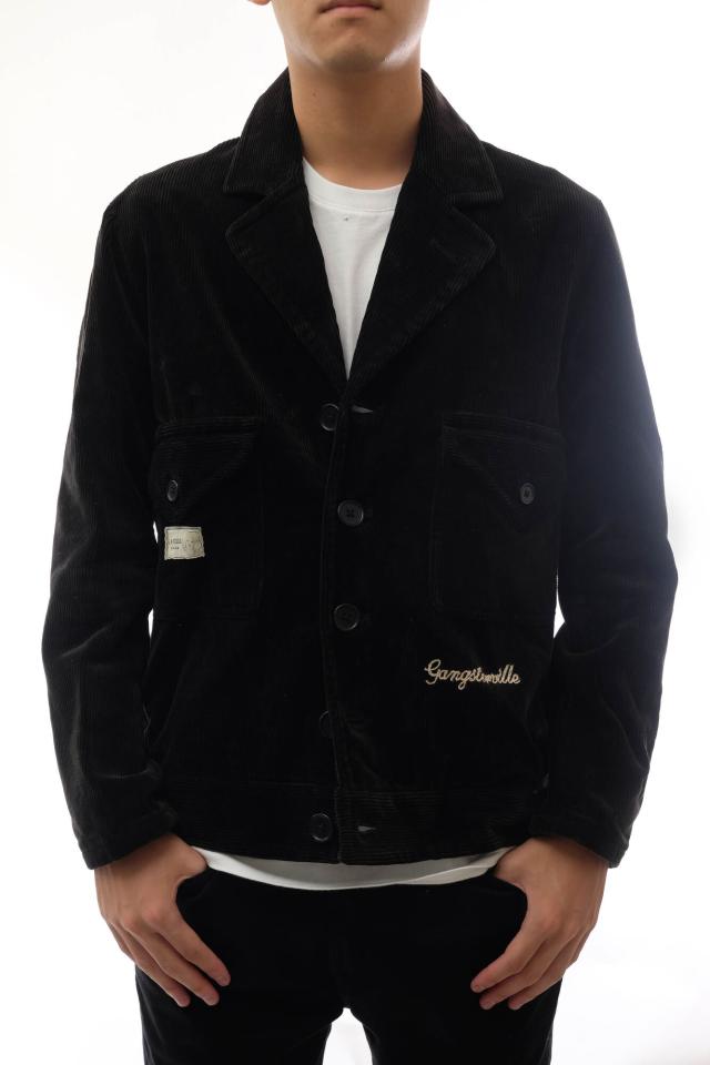 ギャングスタービル ブルゾン ブラック S 刺繍 ウール 【公式通販】