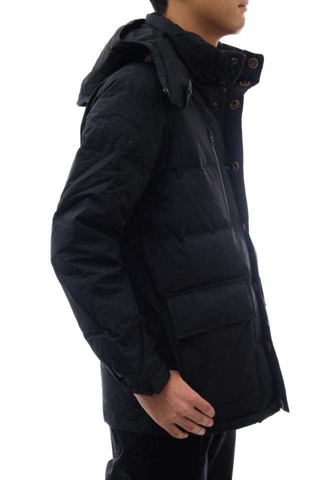 ○ハバノス HBNS ダウンジャケット フード付き メンズ 【中古】 中古