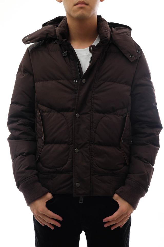 ○ラルフローレン RALPH LAUREN Black Label ブラックレーベル ダウンジャケット MNBKOTWM5E00009  フード付き リブ ミリタリー メ 中古