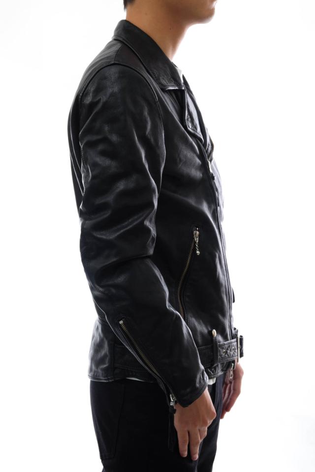 nano universeナノユニバース オイルドヴィンテージ レザーライダース