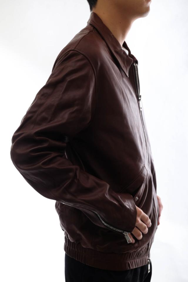 ○ジョルジオブラット GIORGIO BRATO 牛革 シングルライダース GU19F8805PMP ウォッシュ加工 メンズ 【中古】 中古_1