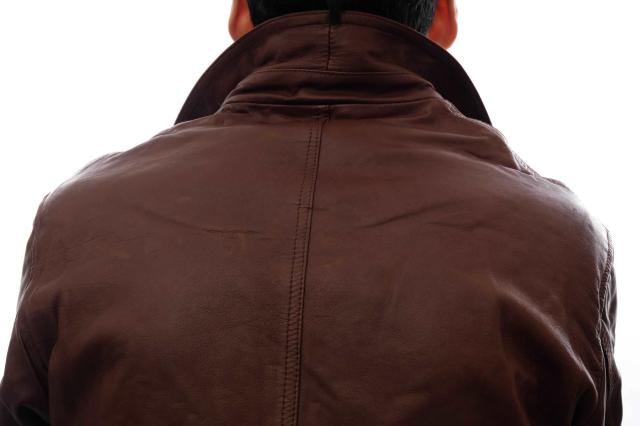 ○ジョルジオブラット GIORGIO BRATO 牛革 シングルライダース GU19F8805PMP ウォッシュ加工 メンズ 【中古】 中古_6