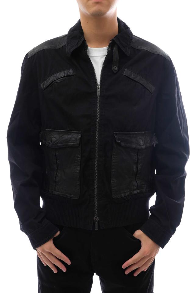 ○アルマーニ EMPORIO ARMANI JOSH LINE シングルライダース B1B36W B1C96 リブ メンズ 【中古】 中古の通販は