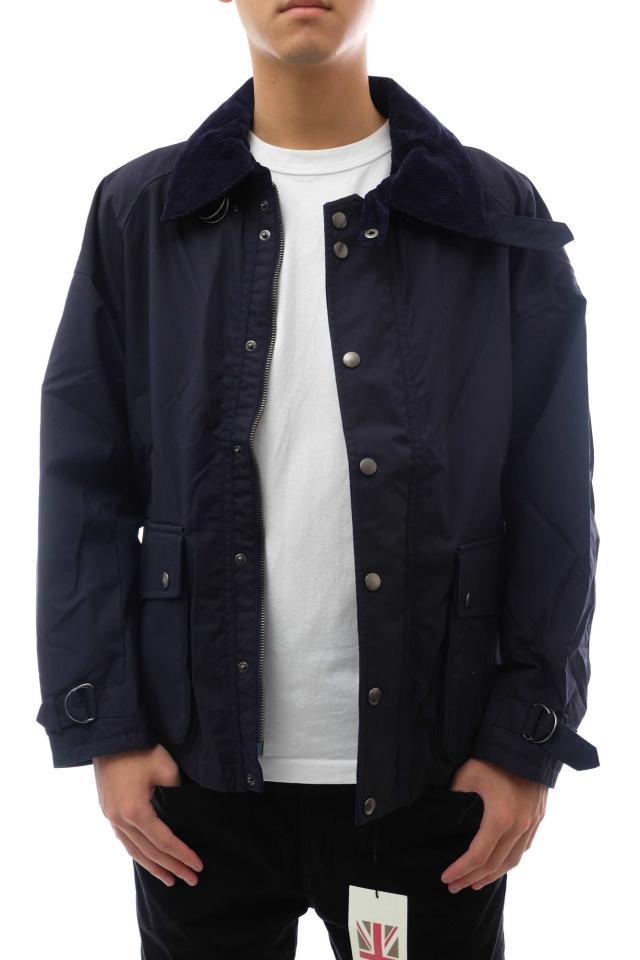○ヒューファブリックス FEW FABRICS TheBritishMillerain社ワックスコットン ブルゾン F-041803 OLD HUNTING CONNECT JACKET ハン 中古 ○ヒューファブリックス FEW FABRICS TheBritishMillerain社ワックス