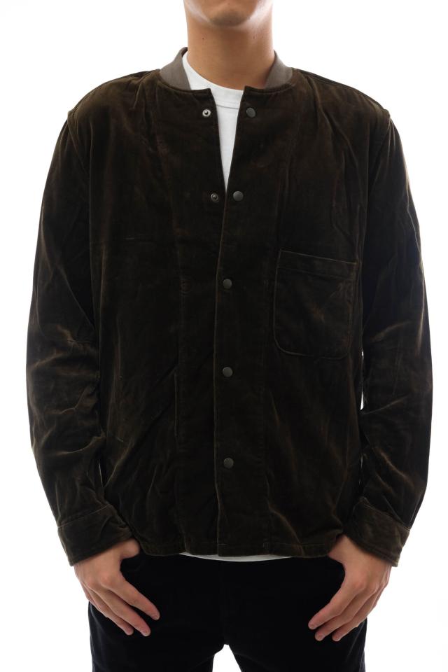○ノンネイティブ nonnative  ブルゾン NN-S3210 TRAINER SHIRT C/R VELVET ベルベット リブ メンズ 【中古】 中古