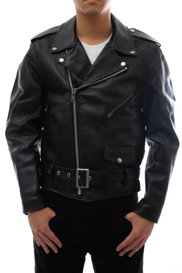 ○フリーダム FREEDOM カウハイド 牛革 ダブルライダース 中綿 メンズ 【中古】 中古