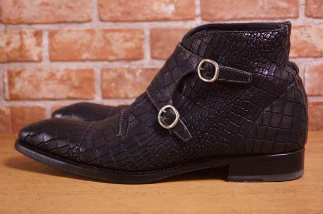 Harris double monk strap boot 100th anni靴 - ドレス/ビジネス