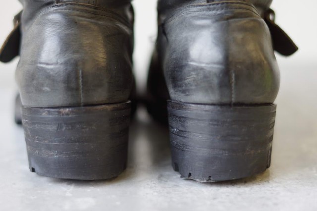 アタッチメント／ATTACHMENT  ブーツ シューズ 靴 ビジネス メンズ 男性 男性用 レザー 革 本革 ブラック 黒 ナッパネビア エンジニアブーツ