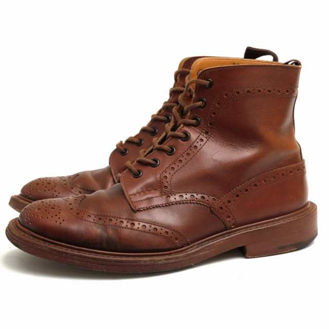 ○トリッカーズ Tricker´s カーフ 牛革 レースアップブーツ M2508