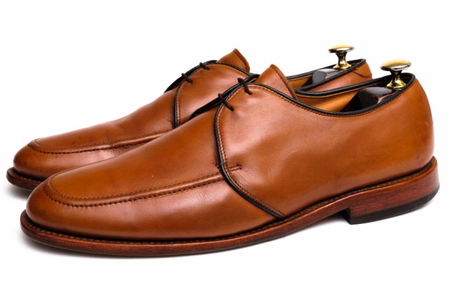 ○アレン エドモンズ Allen Edmonds カーフ 牛革 ビジネスシューズ Slayton Uチップ グッドイヤーウェルト製法 メンズ 【中古】 中古