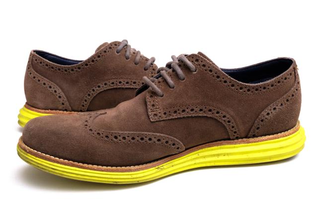 ○コールハーン COLE HAAN 牛革 ビジネスシューズ C11095 Lunargrand Wing Tip Oxford ルナグランド ウイングチップ 定番 メンズ 中古_2