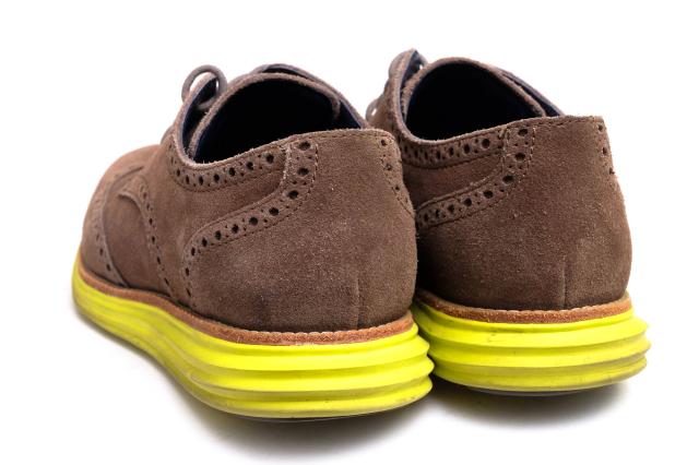 ○コールハーン COLE HAAN 牛革 ビジネスシューズ C11095 Lunargrand Wing Tip Oxford ルナグランド ウイングチップ 定番 メンズ 中古_3