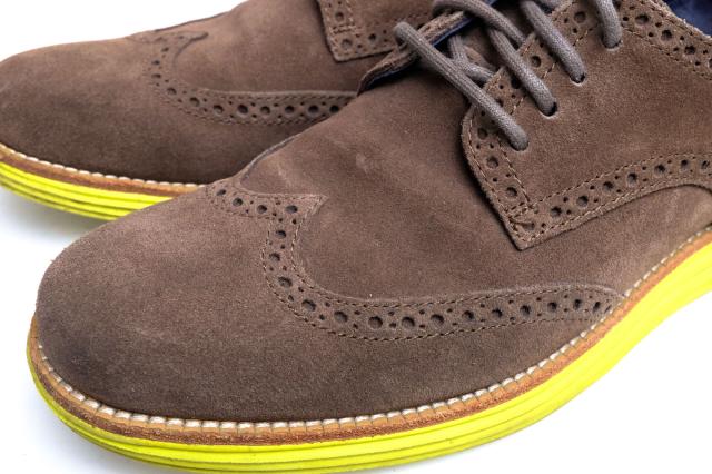 ○コールハーン COLE HAAN 牛革 ビジネスシューズ C11095 Lunargrand Wing Tip Oxford ルナグランド ウイングチップ 定番 メンズ 中古_5