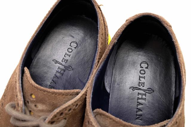 ○コールハーン COLE HAAN 牛革 ビジネスシューズ C11095 Lunargrand Wing Tip Oxford ルナグランド ウイングチップ 定番 メンズ 中古_7