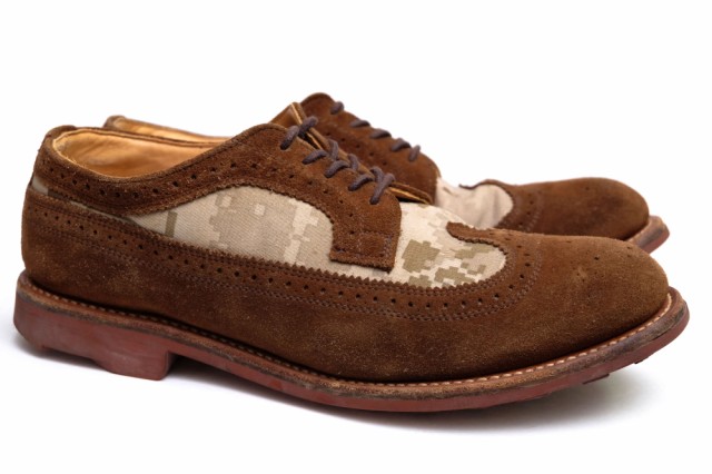 激安通販ショッピング MARK MCNAIRY ウイングチップシューズ 赤