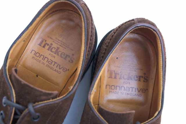 ○トリッカーズ Tricker's nonnative ノンネイティブ別注 牛革 ビジネスシューズ M7273 BACKMED ALLION  SHOES コマンドソール グッ 中古｜au PAY マーケット