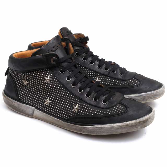 ジミーチュウ Jimmy Choo カーフ 牛革 ハイカットスニーカー スタースタッズ スタッズ メンズ 中古 中古の通販はau Pay マーケット ブランディング