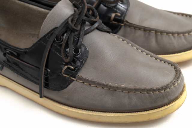 ○パラブーツ Paraboot ビームス BEAMS別注 牛革 デッキシューズ BARTH バース MARINEソール モカシン スリッポン メンズ  【中古】 中古｜au PAY マーケット