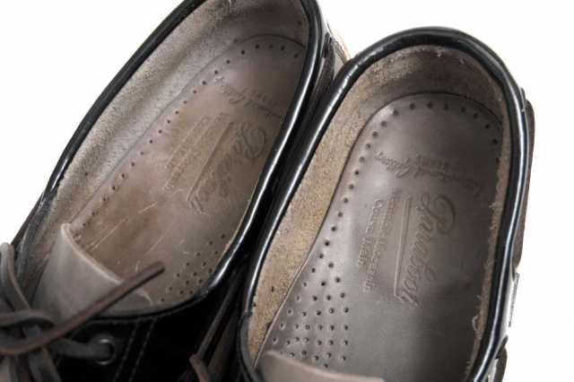 ○パラブーツ Paraboot ビームス BEAMS別注 牛革 デッキシューズ BARTH バース MARINEソール モカシン スリッポン メンズ  【中古】 中古｜au PAY マーケット