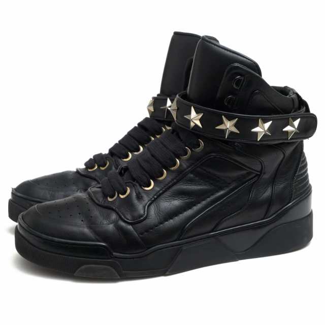 絶賛レビュー続出 ○ジバンシー GIVENCHY Riccardo Tisci リカルドティッシ 牛革 カーフ ハイカットスニーカー 3173  TYSON STARS タイソン スタッズ メンズファッション