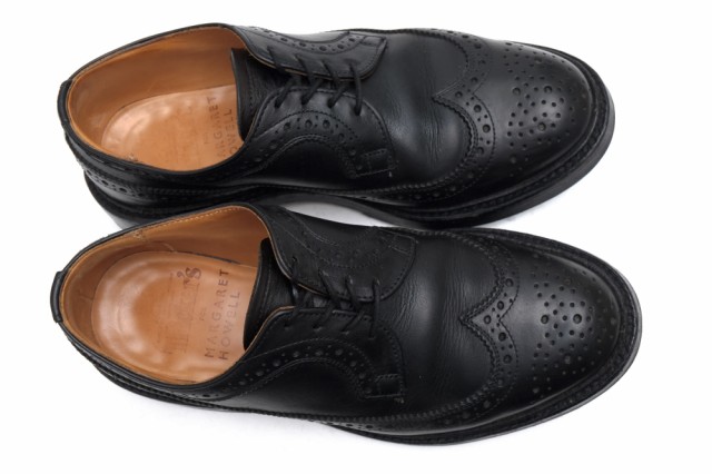 ○トリッカーズ Tricker's MARGARET HOWELL マーガレットハウエル別注 カーフ 牛革 ビジネスシューズ M7306 Golosh  Brogues メダリ 中古｜au PAY マーケット