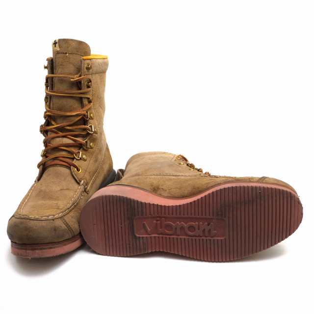 ○ビズビム VISVIM ワークブーツ UK waxed cow suede UK産ワックス