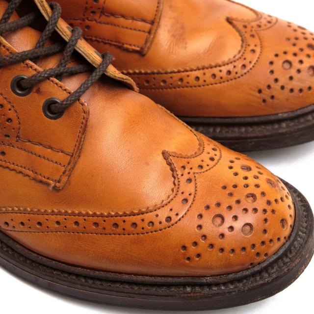 ○トリッカーズ Tricker's カーフ 牛革 レースアップブーツ L5180