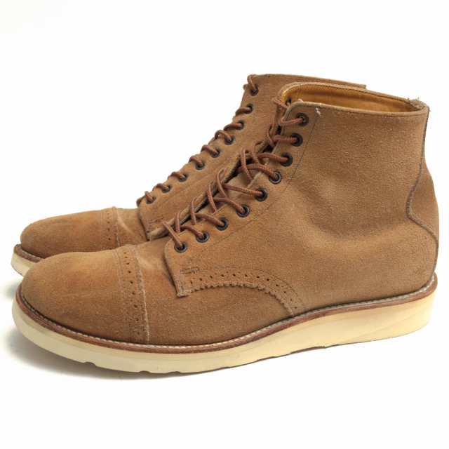 ○ユケテン YUKETEN 牛革 ワークブーツ 1303 Johnson Boots キャップ