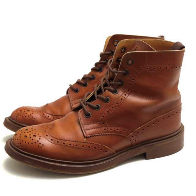 ○トリッカーズ Tricker´s カーフ 牛革 レースアップブーツ L5180