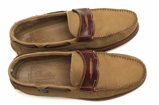 ○パラブーツ Paraboot ビームス BEAMS別注 牛革 デッキシューズ