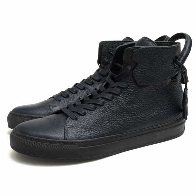 ○ブシェミ BUSCEMI 牛革 カーフ ハイカットスニーカー 125MM シボ革