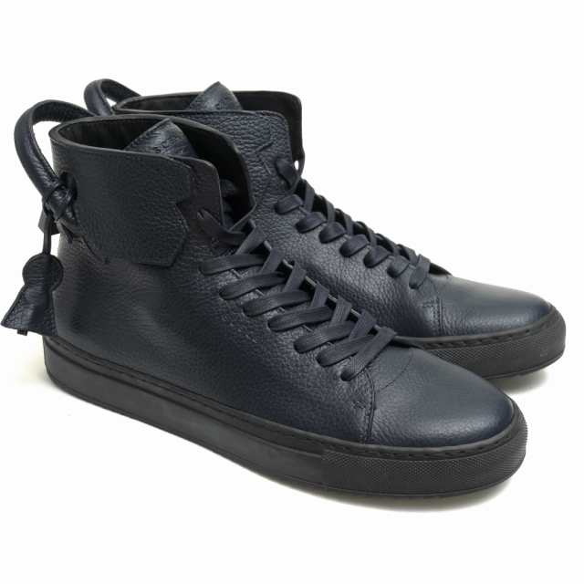 ○ブシェミ BUSCEMI 牛革 カーフ ハイカットスニーカー 125MM シボ革