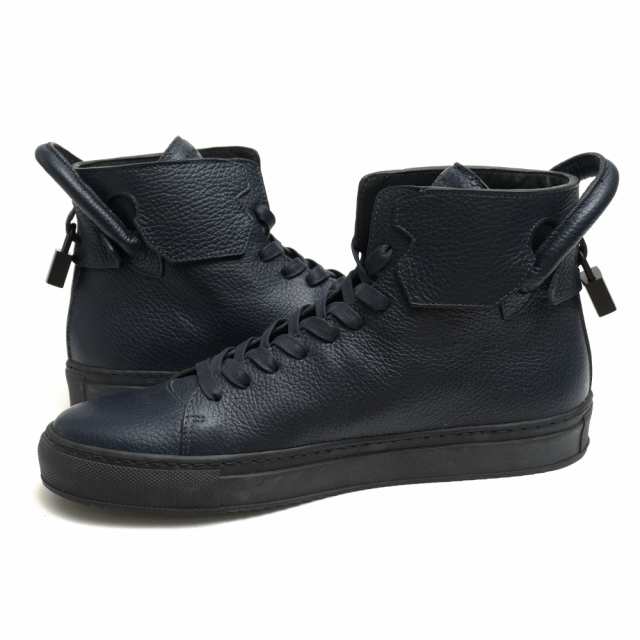 ○ブシェミ BUSCEMI 牛革 カーフ ハイカットスニーカー 125MM シボ革