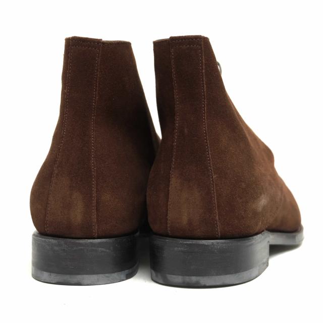 ○バーニーズニューヨーク BARNEYS NEWYORK 牛革 チャッカブーツ 