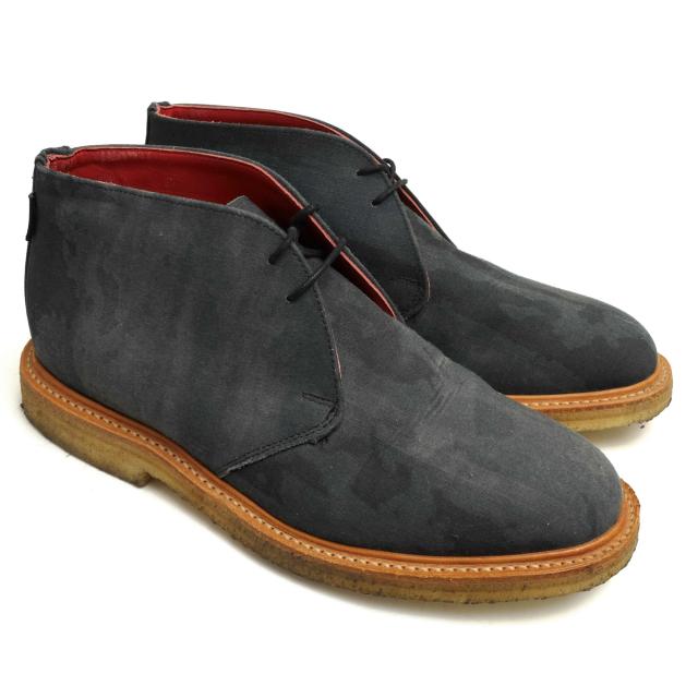 ○マークマクナイリー Mark McNairy Lafayette リップストップ チャッカブーツ LFT14AW04 LE CAMO DESERT BOOTS グッドイヤーウェ  中古_1