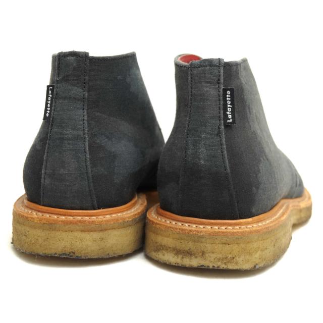 ○マークマクナイリー Mark McNairy Lafayette リップストップ チャッカブーツ LFT14AW04 LE CAMO DESERT BOOTS グッドイヤーウェ  中古_3