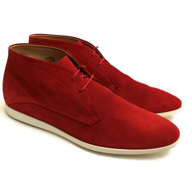 【極美品】TOD'S スエードレザー チャッカブーツ プレーントゥ ブラウン TOD'S (トッズ ) スウェード チャッカブーツ TDXXM34C0D80REK