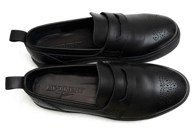 ○スラック SLACK AU-DIMENT オーディメント 牛革 コインローファー