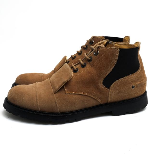 ○ニールバレット NEIL BARRETT 牛革 マウンテンブーツ BSH201 Vibramソール サイドジップ メンズ 【中古】 中古