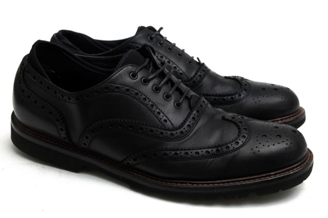 ○アルマーニ EMPORIO ARMANI ビジネスシューズ エキストラライトソール ウイングチップ メンズ 【中古】 中古_1