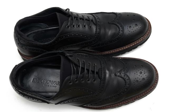 ○アルマーニ EMPORIO ARMANI ビジネスシューズ エキストラライトソール ウイングチップ メンズ 【中古】 中古_4