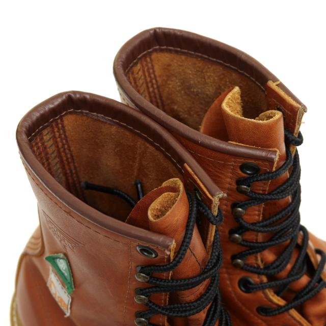 ○レッドウィング RED WING ヴィンテージ品 スチールトゥ 牛革 ワーク 