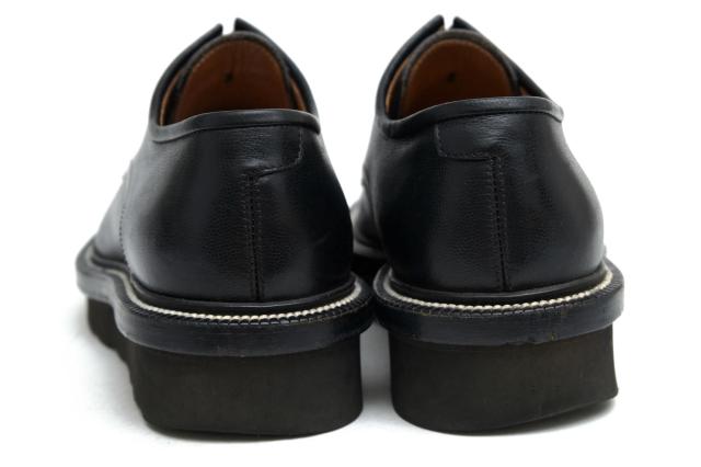 ○コートリーアンドサンズ COURTLEY & SONS 独デーゲルマン社キャビアスコッチグレイン 牛革 ビジネスシューズ ブラックラピド製法 中古_3