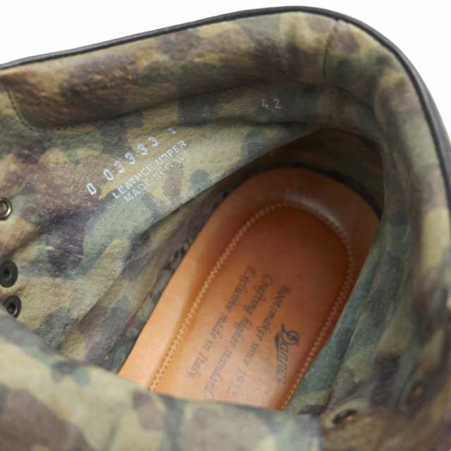 ○ダナー Danner Exclusive made in Italy 牛革 マウンテンブーツ D-033331 MONTE SANGIUSTO 迷彩・カモフラージュ柄 メンズ 【中 中古